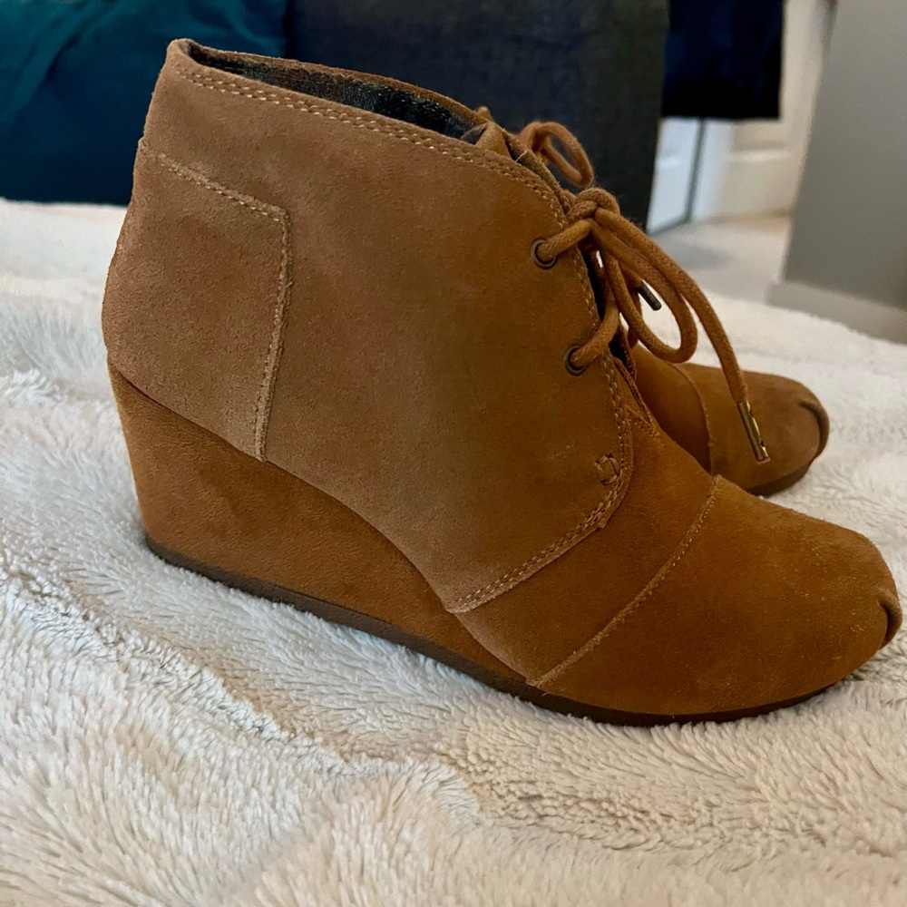 Suede booties